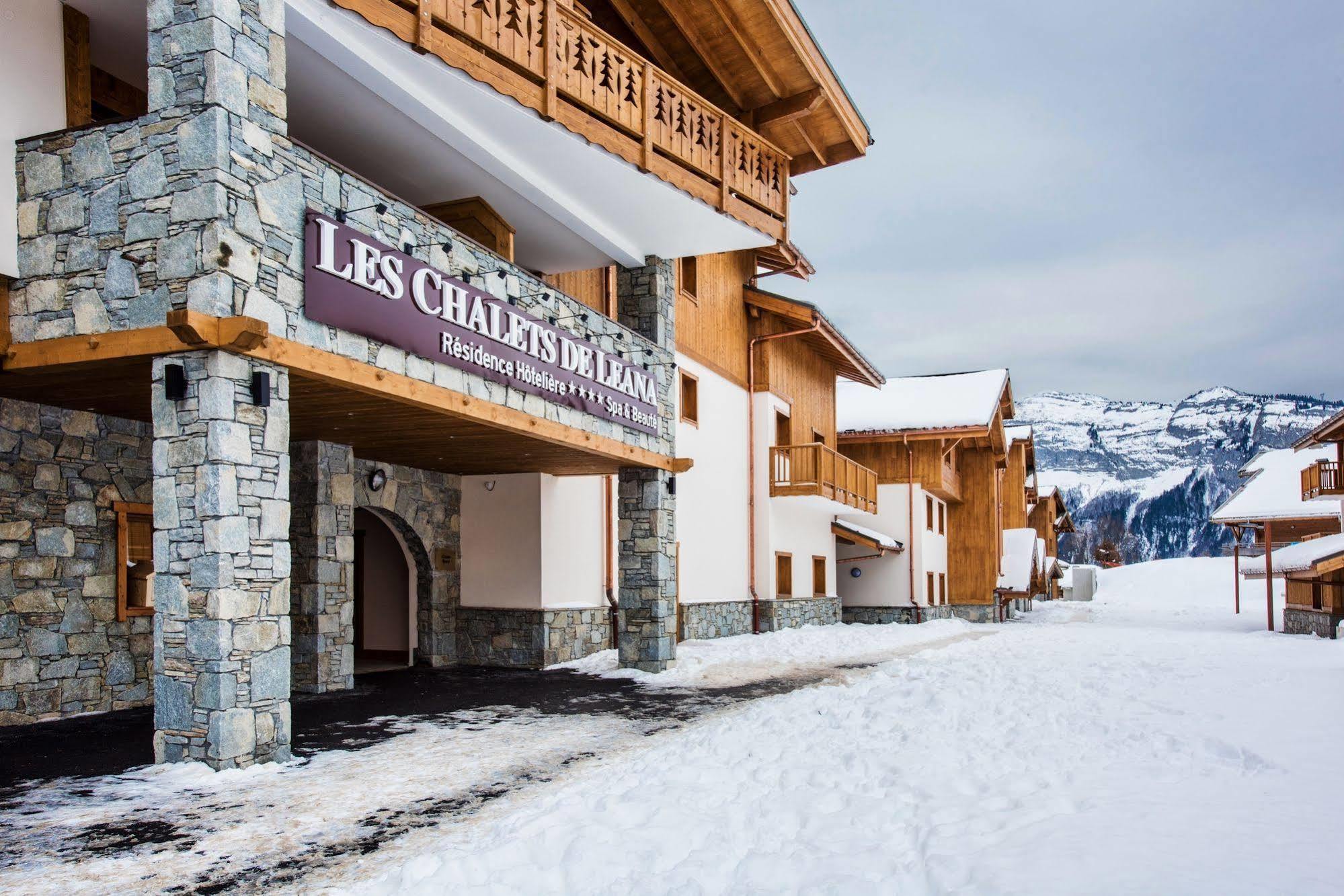 Cgh Residences And Spa Les Chalets De Leana Les Carroz d'Araches Bagian luar foto
